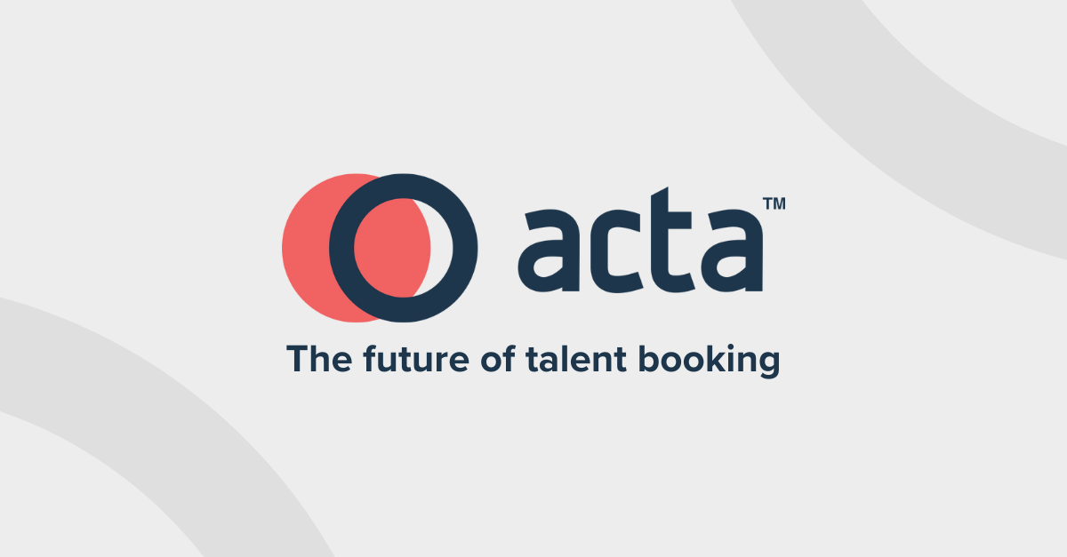 Talent | acta - The future of talent booking